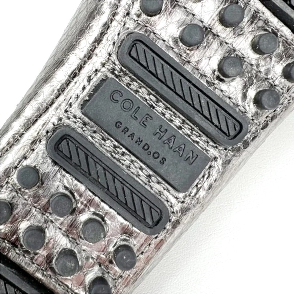 Cole Haan Shoes Driving Moccasin Loafer Grand.OS Snake Print Leather Size 5 New - Picture 5 of 8